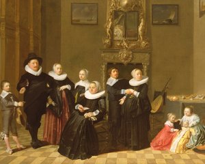 The Family of a Stadhouder in an Elegant Interior